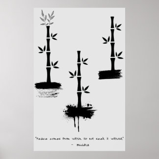 Poster Citation zen : Sagesse et méditation
