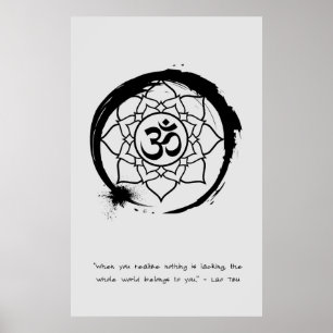 Poster Citation zen : Sagesse et méditation