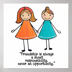Poster Citations d'amitié