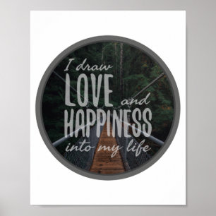 Poster citations d'amour motivationnelles et inspirantes