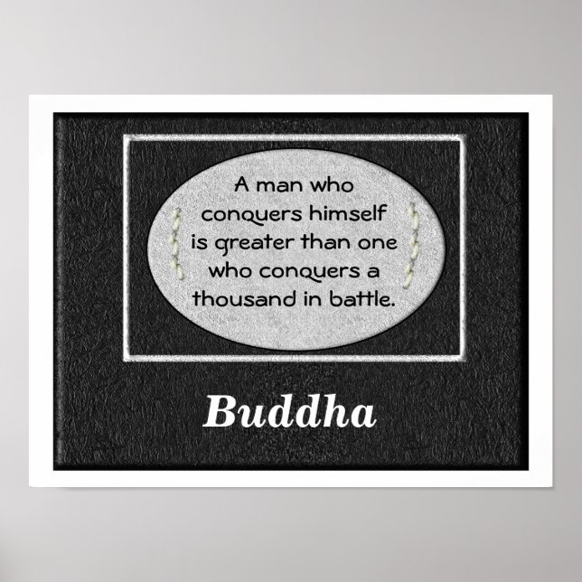 Poster Citations de bouddha (Devant)