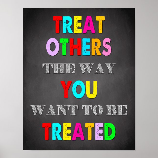 Poster Citations De Classe Inspirationnelle, Décor De Con (Devant)