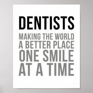 Poster Citations de dentiste