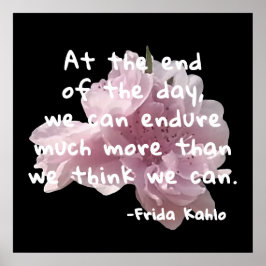 Poster Citations De Gens Célèbres - Frida Kahlo