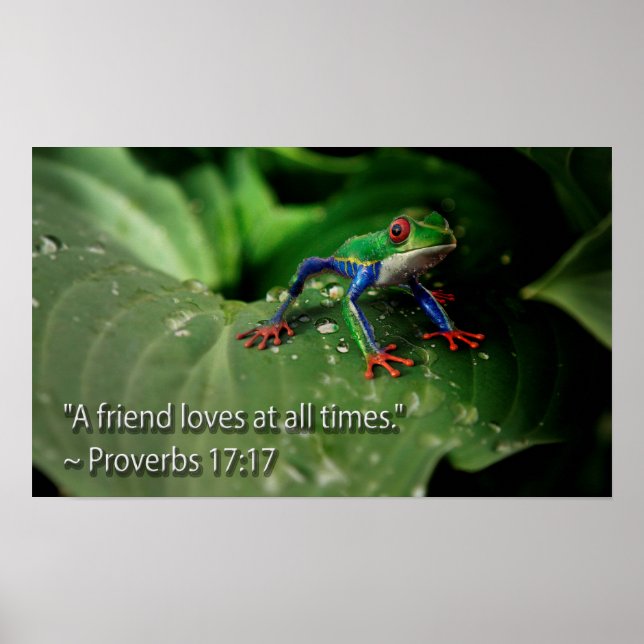 Poster Citations de la Bible chrétienne cool (Devant)