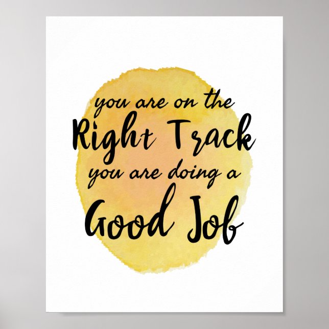 Poster citations de motivation pour l'autosoin (Devant)