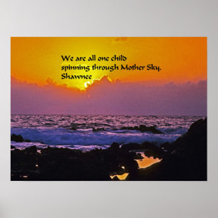 Poster Citations de Natif américain