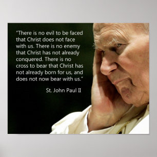 Poster Citations de Saint Jean-Paul II