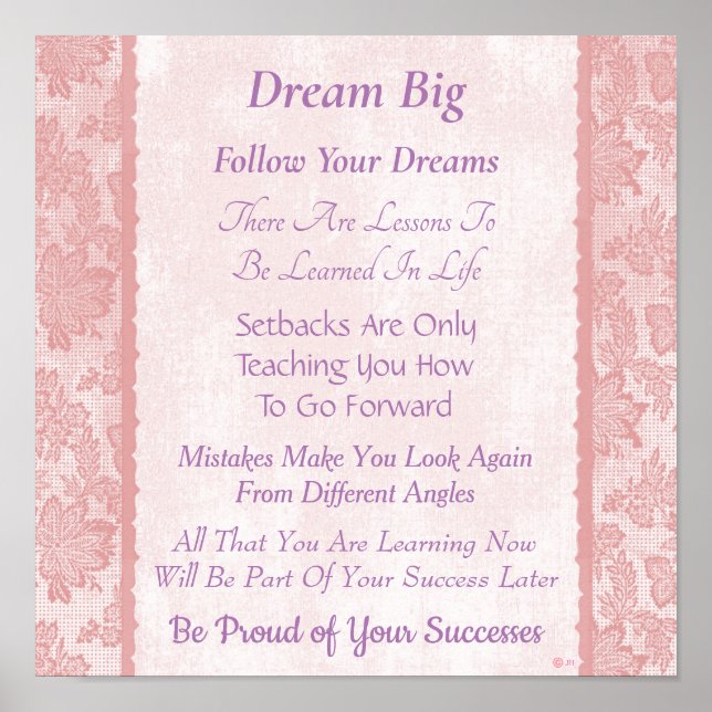 Poster Citations De Vie Inspirationnelle Motivationnelle  (Devant)