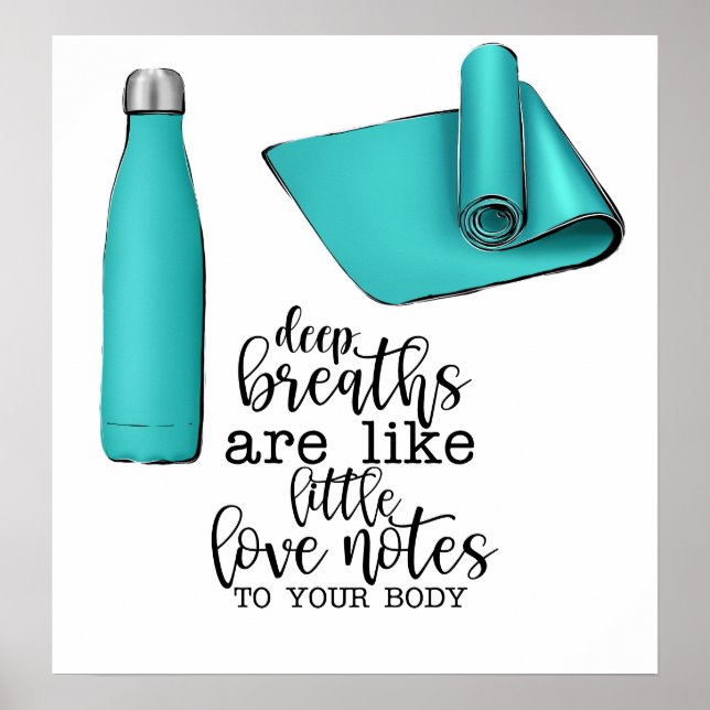 Poster Citations de yoga (Devant)