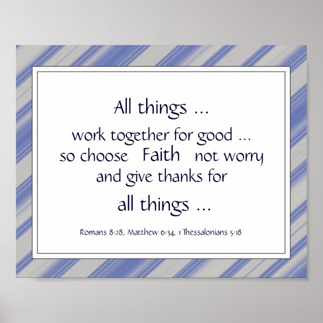 Poster Citations d'encouragement de la Bible verte (Devant)