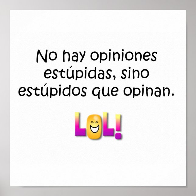 Poster Citations espagnoles (Devant)