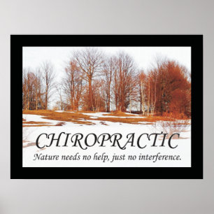 Poster Citations et déclarations de chiropratique Nature