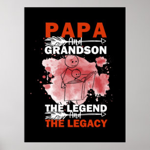 Poster Citations grand-père   Papa Et Grandson