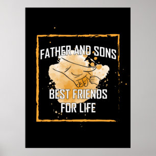 Poster Citations grand-père   Père Et Fils Meilleur Ami