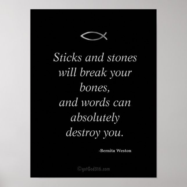 Poster Citations inspirantes clés pour la discipline (Devant)