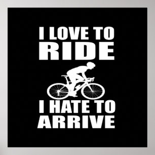 Poster citations inspirantes de cyclisme