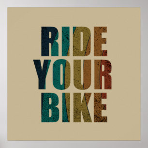 Poster citations inspirantes de cyclisme