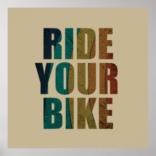 Poster citations inspirantes de cyclisme