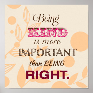 Poster Citations inspirantes de gentillesse et de pardon