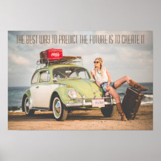 Poster Citations inspirantes pour le travail de la vie Po