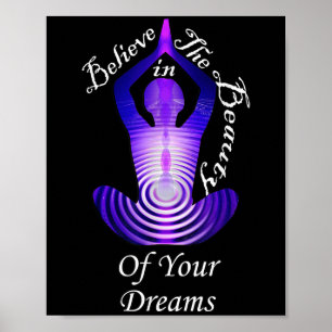 Poster Citations Inspirationnelles Croyez En Vos Rêves, G
