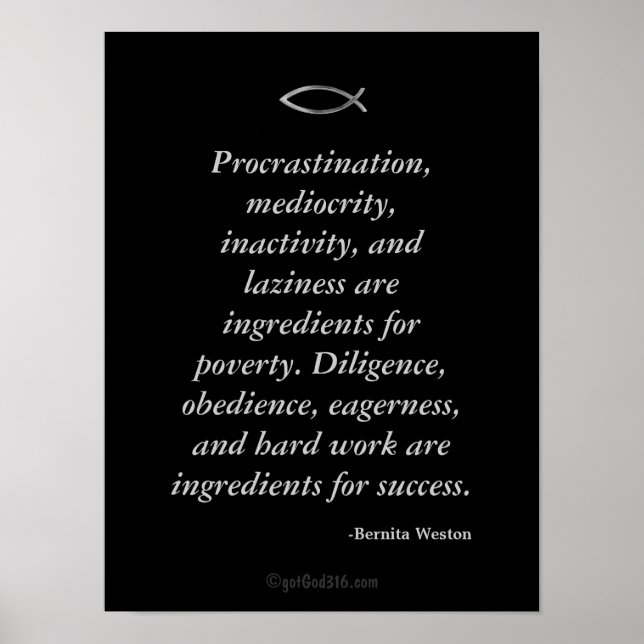 Poster Citations inspirées des clés de la discipline (Devant)