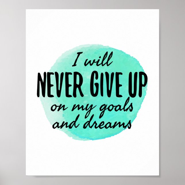 Poster citations motivantes et encourageantes (Devant)