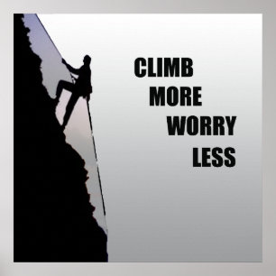 Poster citations motivantes pour les grimpeurs