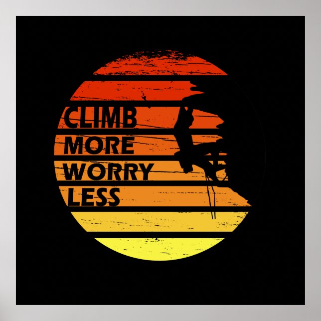 Poster citations motivantes pour les grimpeurs (Devant)