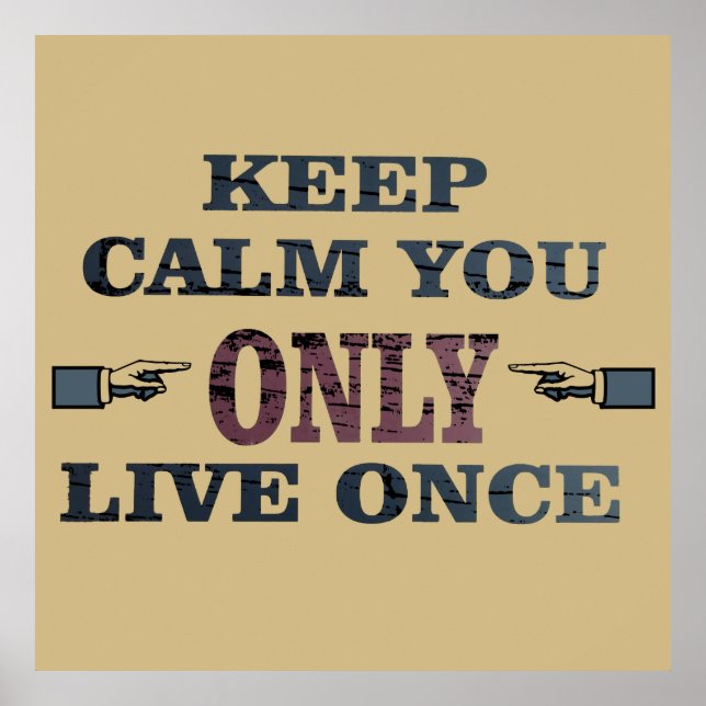 Poster Citations motivationnelles sur les paroles de vie (Devant)