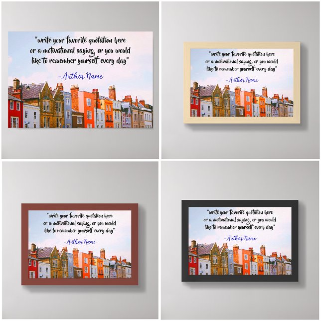 Poster Citations Quotidiennes Personnalisées / Créer Votr (Minimalist Text Custom Quote posters)
