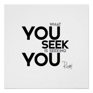 Poster CITATIONS : Rumi - vous recherche vous