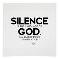 CITES : Rumi : Silence : Langue de Dieu