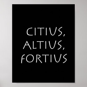 Poster Citius altius fortius