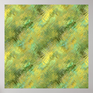 Poster Citrine Yellow Glassy Texture