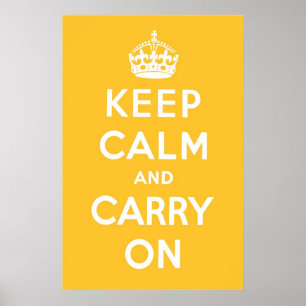 Poster Citron Carré jaune