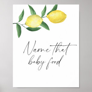 Poster Citrons de branche - donnez un nom à ce petit pot