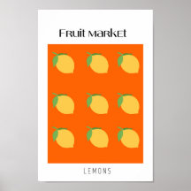 Citrons du marché aux fruits