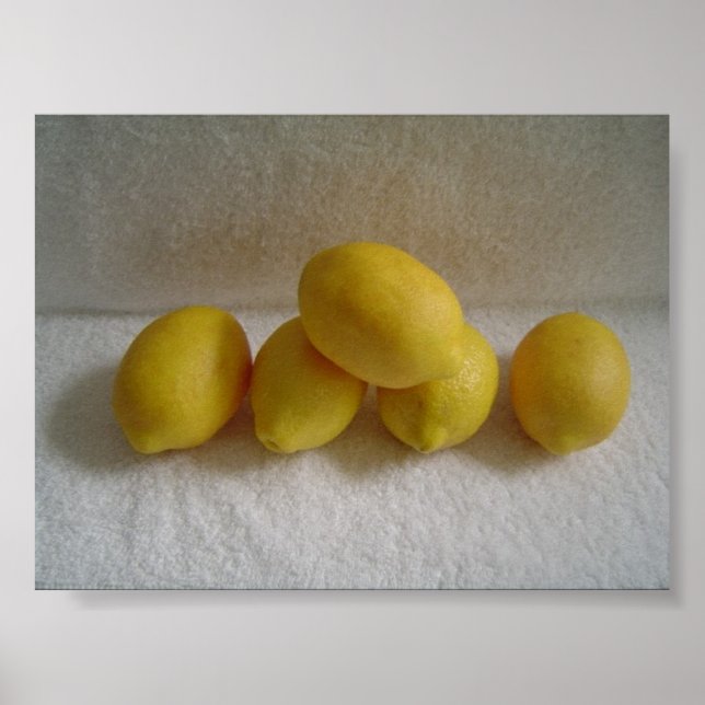 Poster Citrons simples (Devant)