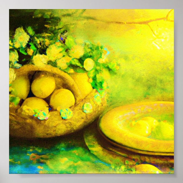 Poster citrons vintages (Devant)