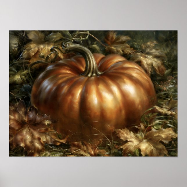 Poster Citrouille (Devant)