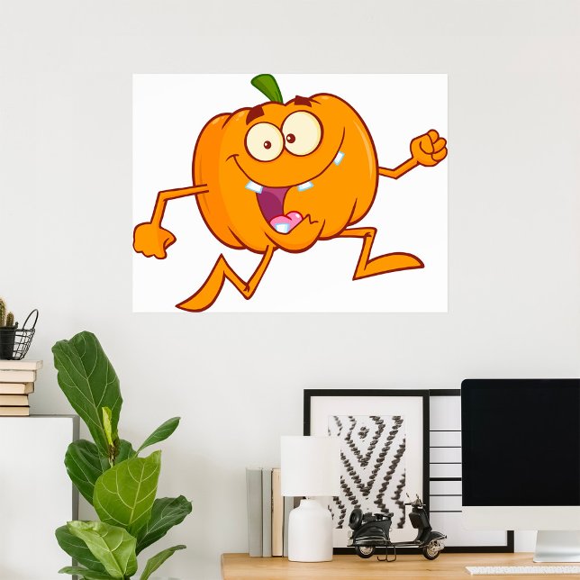 Poster Citrouille en cours d'exécution (Créateur téléchargé)
