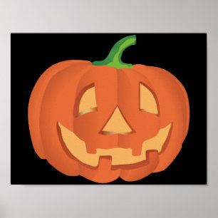 Poster Citrouille pour Halloween 1