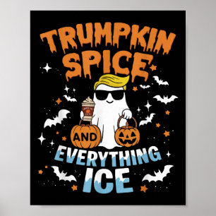 Poster Citrouille Sce Et Tout Glace Tomber Automne Hallow