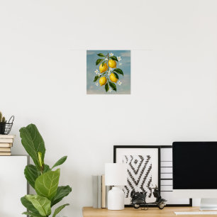 Poster Citrus Breeze : Une Symphonie de Citrons et de Fle