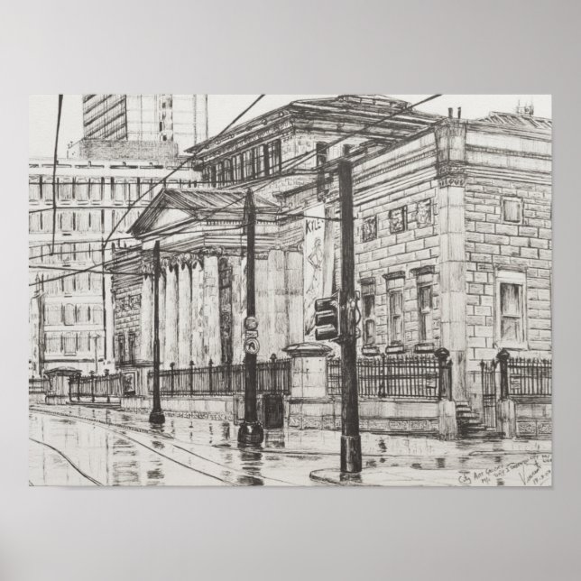 Poster City Art Gallery Manchester. 2007 (Devant)