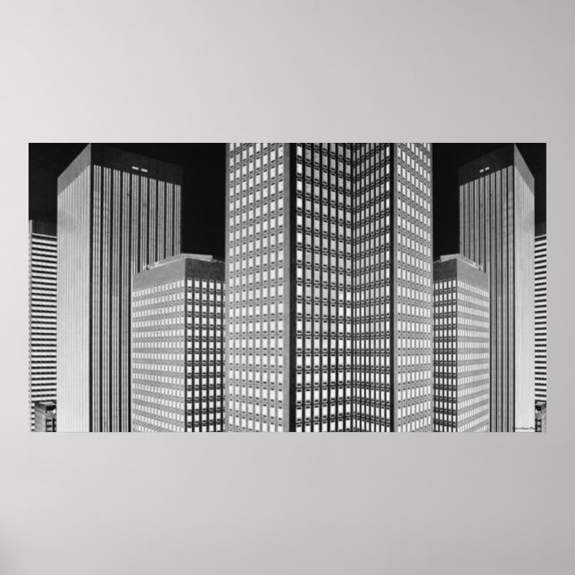 Poster City Blocks (Devant)