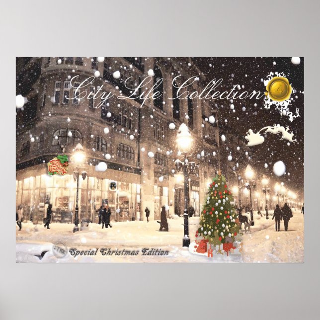 Poster City Life Collection #4, papier d'affichage de val (Devant)