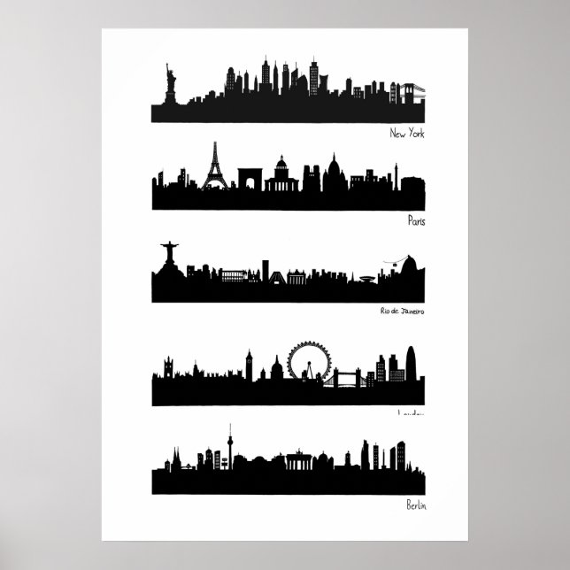 Poster City Skylines - World 2 (Devant)